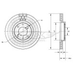 TOMEX Brakes Bremsscheibe